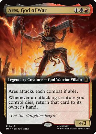 Marvel Super Heroes Ares, God of War (Extended Art) #418