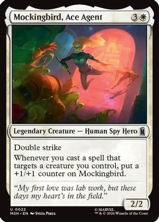 Marvel Super Heroes Mockingbird, Ace Agent #22
