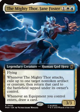 Marvel Super Heroes The Mighty Thor, Jane Foster (Extended Art) #420