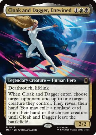 Marvel Super Heroes Cloak and Dagger, Entwined (Extended Art) #419