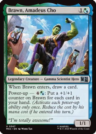 Commander: Marvel Super Heroes Brawn, Amadeus Cho #567