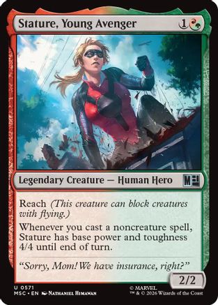 Commander: Marvel Super Heroes Stature, Young Avenger #571