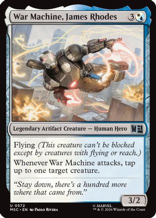 Commander: Marvel Super Heroes War Machine, James Rhodes #572