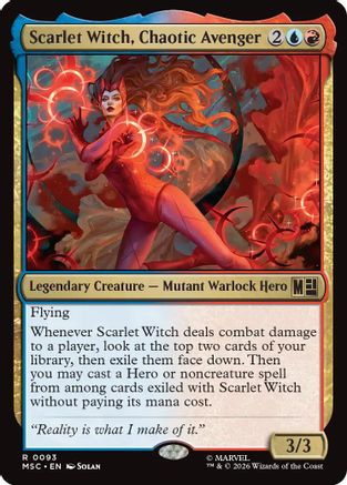 Scarlet Witch, Chaotic Avenger (Surge Foil)