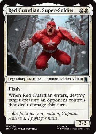 Marvel Super Heroes Red Guardian, Super-Soldier #34