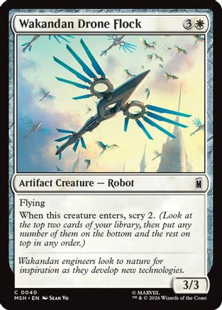 Marvel Super Heroes Wakandan Drone Flock #40