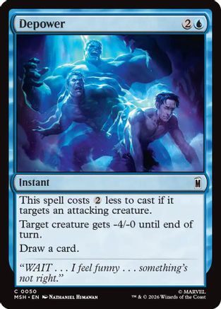 Marvel Super Heroes Depower #50