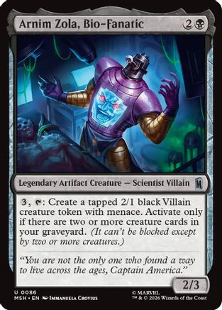 Marvel Super Heroes Arnim Zola, Bio-Fanatic #86