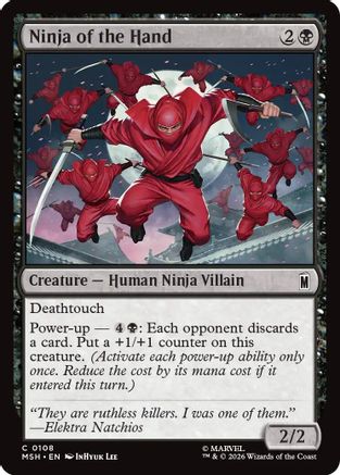 Marvel Super Heroes Ninja of the Hand #108