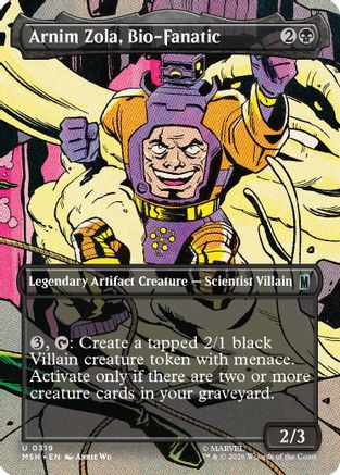 Marvel Super Heroes Arnim Zola, Bio-Fanatic (Borderless) #319
