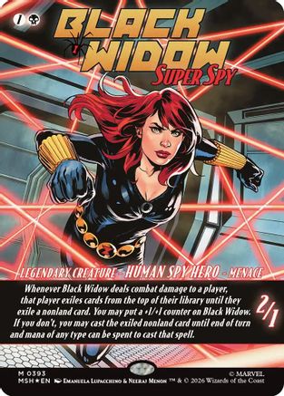 Marvel Super Heroes Black Widow, Super Spy (Borderless) (0393) #393