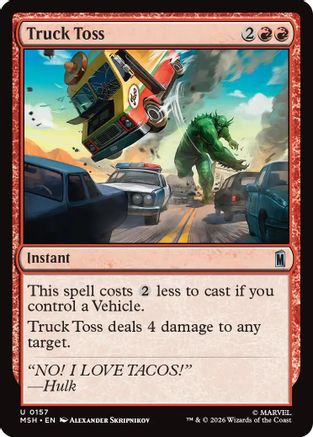 Marvel Super Heroes Truck Toss #157