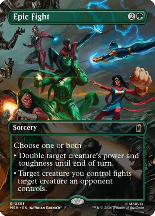 Marvel Super Heroes Epic Fight (Borderless) #351
