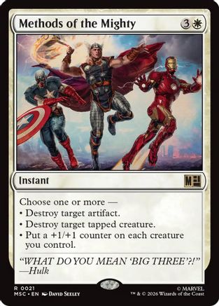 Commander: Marvel Super Heroes Methods of the Mighty #21