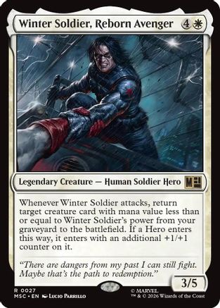 Commander: Marvel Super Heroes Winter Soldier, Reborn Avenger #27