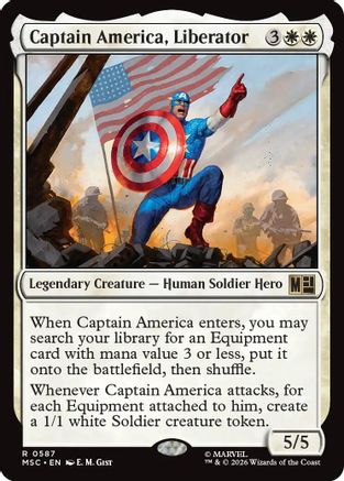 Commander: Marvel Super Heroes Captain America, Liberator #587