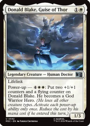 Commander: Marvel Super Heroes Donald Blake, Guise of Thor #592