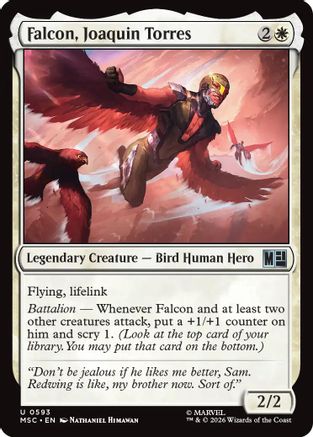 Commander: Marvel Super Heroes Falcon, Joaquin Torres #593