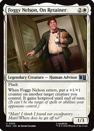 Commander: Marvel Super Heroes Foggy Nelson, On Retainer #594