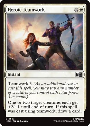 Commander: Marvel Super Heroes Heroic Teamwork #597