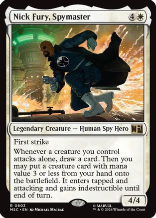 Commander: Marvel Super Heroes Nick Fury, Spymaster #603
