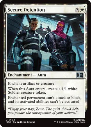 Commander: Marvel Super Heroes Secure Detention #608