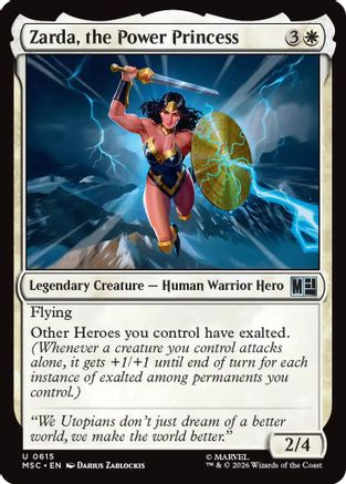 Commander: Marvel Super Heroes Zarda, the Power Princess #615