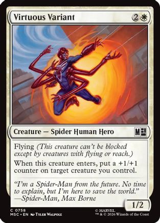Commander: Marvel Super Heroes Virtuous Variant #758