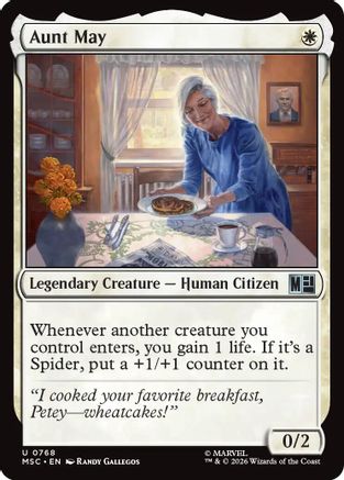 Commander: Marvel Super Heroes Aunt May #768