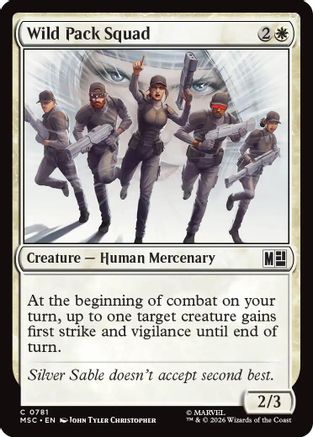 Commander: Marvel Super Heroes Wild Pack Squad #781