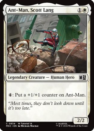 Commander: Marvel Super Heroes Ant-Man, Scott Lang (0834) #834