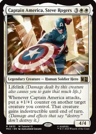 Commander: Marvel Super Heroes Captain America, Steve Rogers (0835) #835