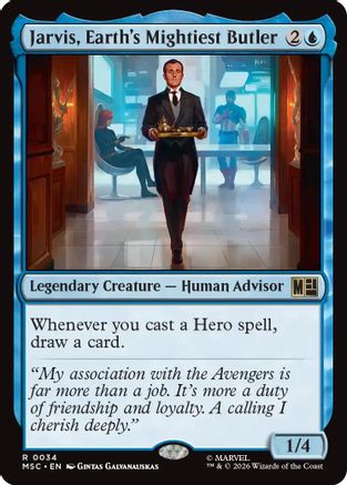 Commander: Marvel Super Heroes Jarvis, Earth's Mightiest Butler #34