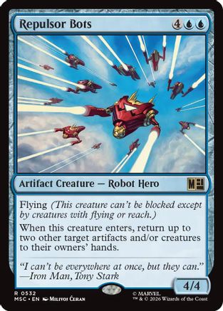 Commander: Marvel Super Heroes Repulsor Bots #532
