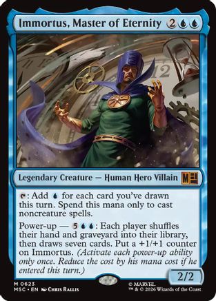 Commander: Marvel Super Heroes Immortus, Master of Eternity #623