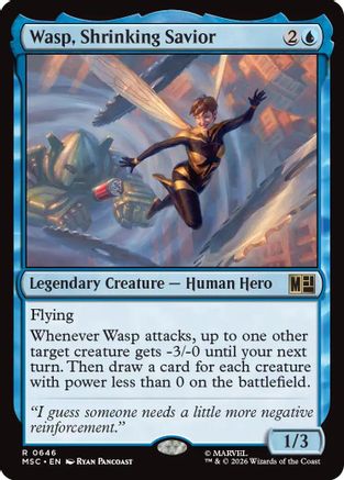 Commander: Marvel Super Heroes Wasp, Shrinking Savior #646
