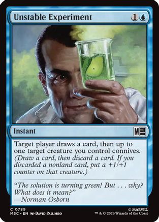 Commander: Marvel Super Heroes Unstable Experiment #789