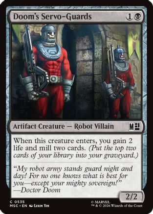 Commander: Marvel Super Heroes Doom's Servo-Guards #535