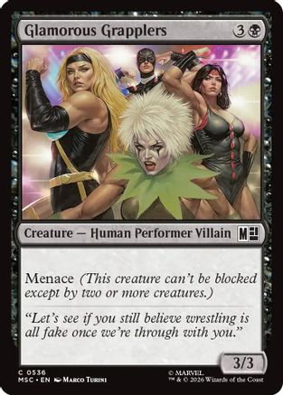 Commander: Marvel Super Heroes Glamorous Grapplers #536