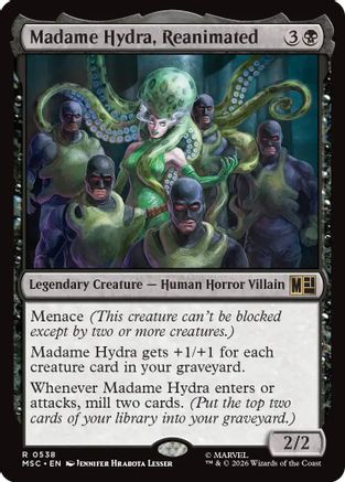 Commander: Marvel Super Heroes Madame Hydra, Reanimated #538