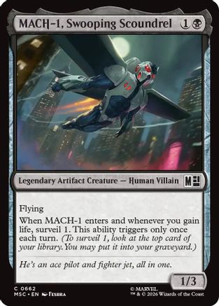 Commander: Marvel Super Heroes MACH-1, Swooping Scoundrel #662