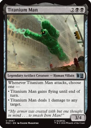 Commander: Marvel Super Heroes Titanium Man #667
