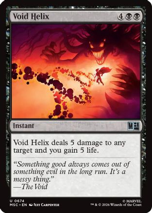 Commander: Marvel Super Heroes Void Helix #674