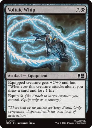 Commander: Marvel Super Heroes Voltaic Whip #675