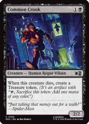 Commander: Marvel Super Heroes Common Crook #792