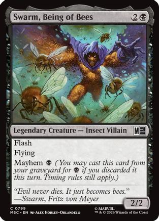 Commander: Marvel Super Heroes Swarm, Being of Bees #799