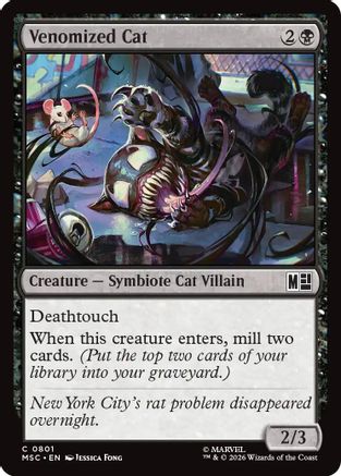 Commander: Marvel Super Heroes Venomized Cat #801