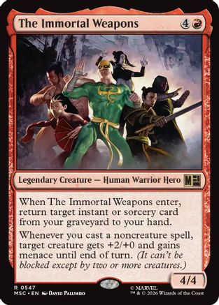 Commander: Marvel Super Heroes The Immortal Weapons #547