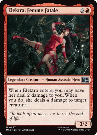 Elektra, Femme Fatale