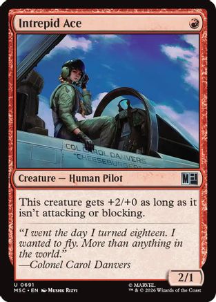 Commander: Marvel Super Heroes Intrepid Ace #691